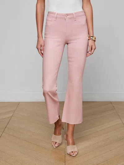 L'agence Kendra Coated Cropped Flare Jean