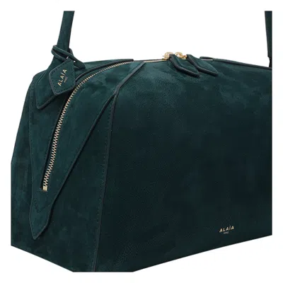Alaïa Alaia Women Le Bouledogue Shoulder Bag In Green