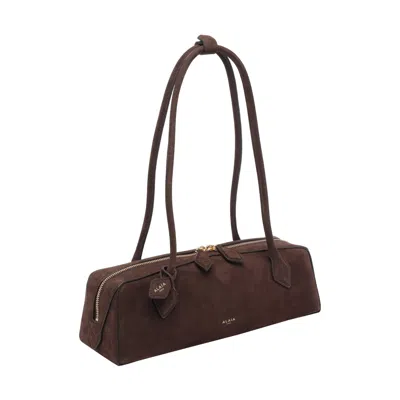 Alaïa Alaia Women Medium Le Teckel Shoulder Bag In Brown
