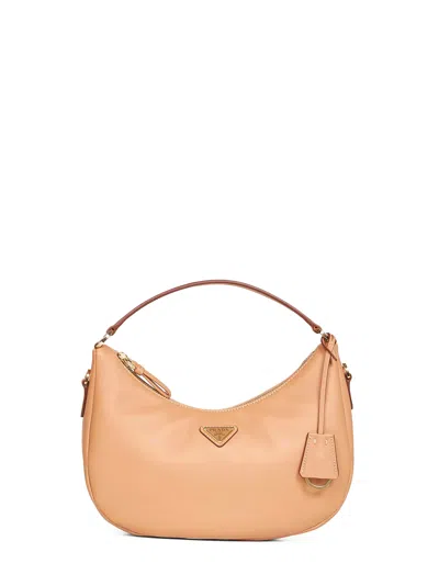 Prada Borse Natural Hobo Shoulder Bag In Blue