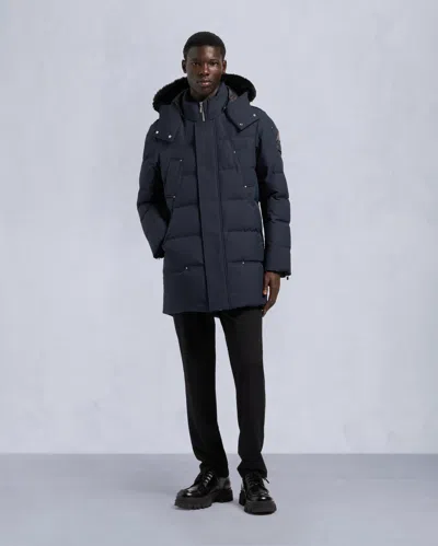 Moose Knuckles Men's Cloud Shearling Parka In Blue