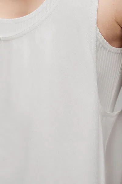 Loewe Trapeze Dress In Cotton In White