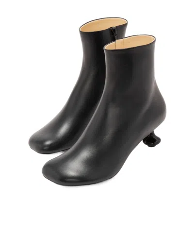 Loewe Toy Ankle Bootie In Nappa Lambskin In Animal Print