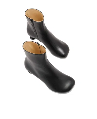 Loewe Toy Ankle Bootie In Nappa Lambskin In Animal Print