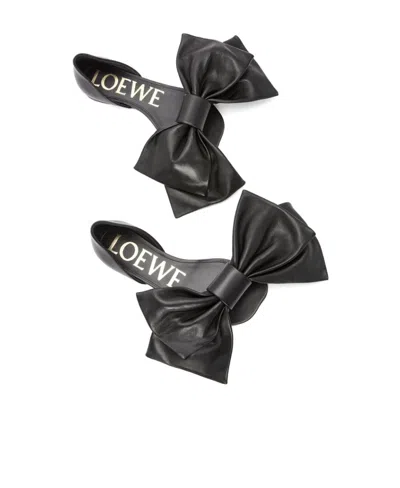Loewe Toy D'orsay Flat In Lambskin In Black