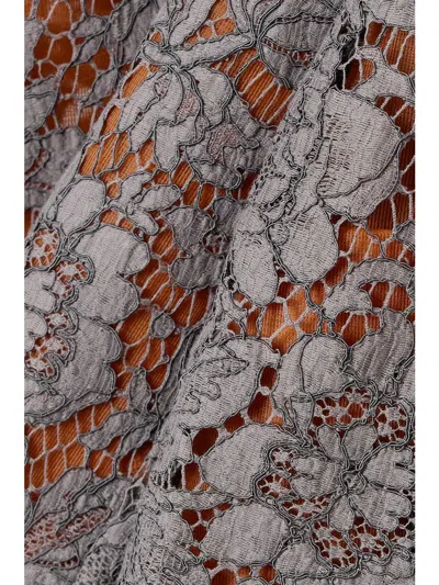 Dries Van Noten Belt Lace Casual Jacket In Multi