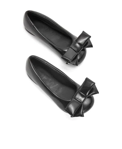 Loewe Puffy Ballerina Flat Shoes In Black