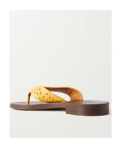Chloé Eres Sandals In Yellow