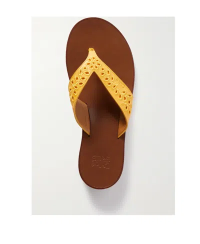 Chloé Eres Sandals In Yellow
