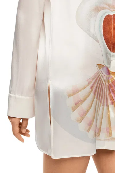 Loewe Maruja Mallo Shirt In Silk In Multi