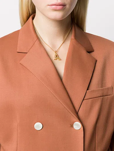Chloé Letter A Pendant Necklace In Gold