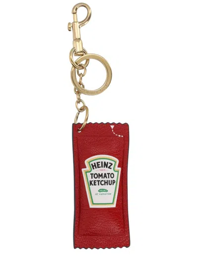 Anya Hindmarch Anya Brands Heinz Ketchup Charm Keyring In Red