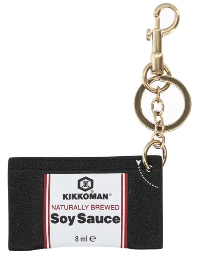 Anya Hindmarch Keychain Kikkoman Soy Sauce In Black