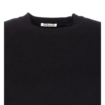Auralee Men Baby Sweater In Black
