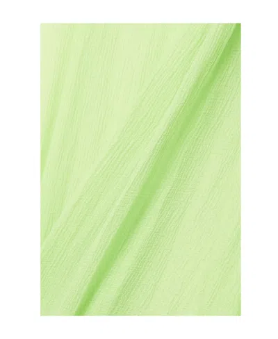 Dries Van Noten Pleated Shirt Dress In Green