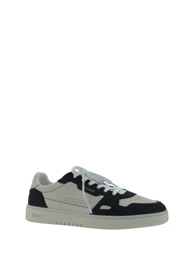 Axel Arigato Dice Lo Black And Beige Two-tone Sneakers In Calf Leather Man In Multi