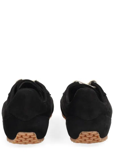 Axel Arigato Suede Low-profile Sneakers With Textured Sole In Black