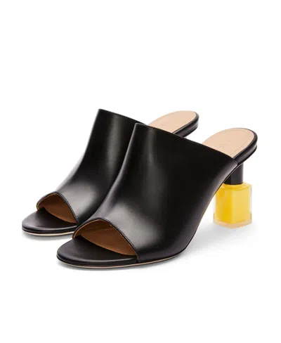 Loewe Nail Polish Mule In Calfskin In Black