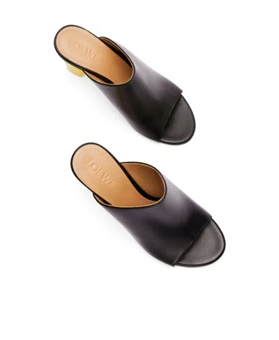 Loewe Nail Polish Mule In Calfskin In Black