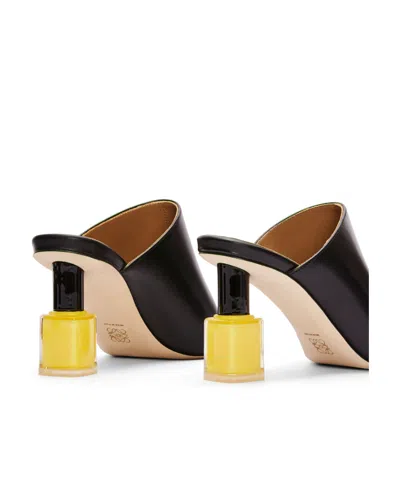 Loewe Nail Polish Mule In Calfskin In Black