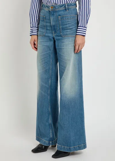 Polo Ralph Lauren Flared-leg Jeans In Blue
