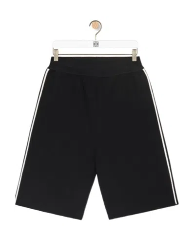 Loewe Cycling Shorts In Viscose Blend In Black