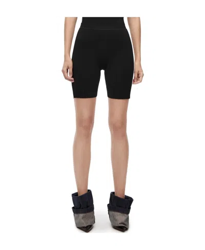 Loewe Cycling Shorts In Viscose Blend In Black