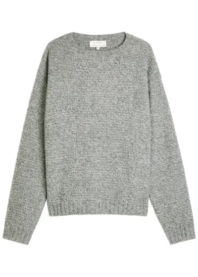 Studio Nicholson Camden Wool And Cashmere-blend Jumper In Gray