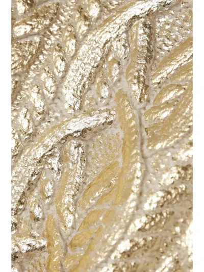 Dries Van Noten Twisted Knitted Sweater In Brown