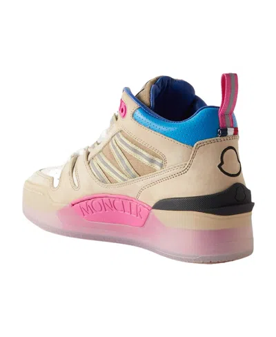 Moncler Pivot Mid High-top Casual Shoes In Brown