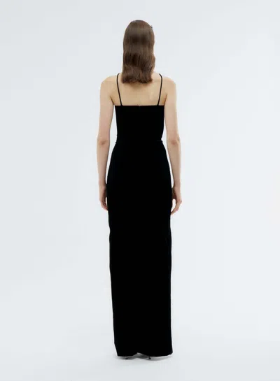 Alessandra Rich Hollowed Out Dress Dress In Black