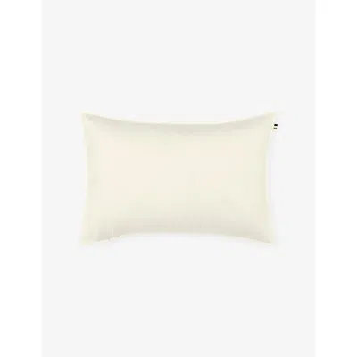 Hugo Boss Moon Cotton Standard Pillowcase In Gray