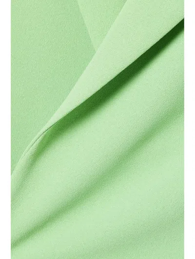 Dries Van Noten Long-sleeved Suit Coat In Green