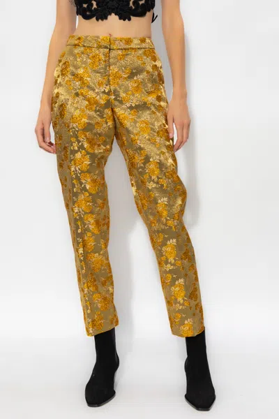 Dries Van Noten Multi-pocket Casual Pants In Brown