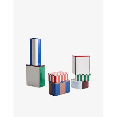 Hay Owhite And Red Graphic-print X-large Tin Container&nbsp;