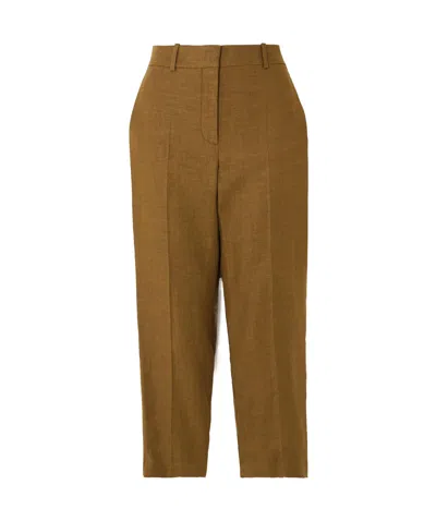 Loro Piana Belt-loop Casual Pants In Brown