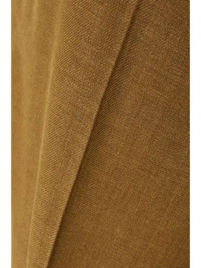 Loro Piana Belt-loop Casual Pants In Brown