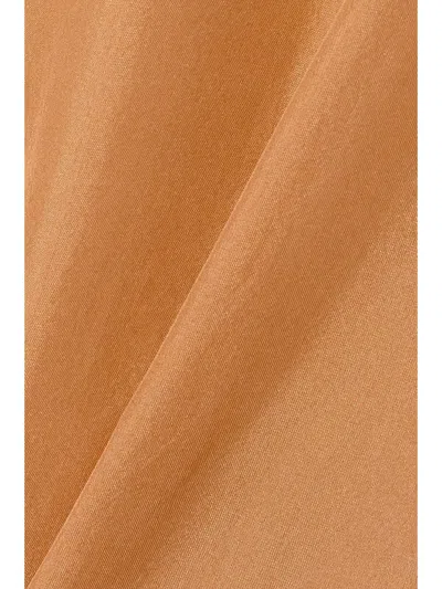 Dries Van Noten Belt And Long-sleeved Windbreaker In Brown