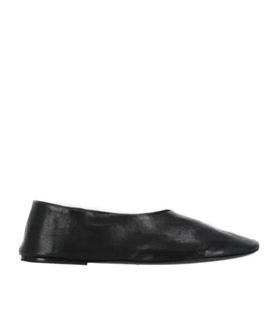 Khaite The Marcy Slip-on Ballerina Shoes In Black
