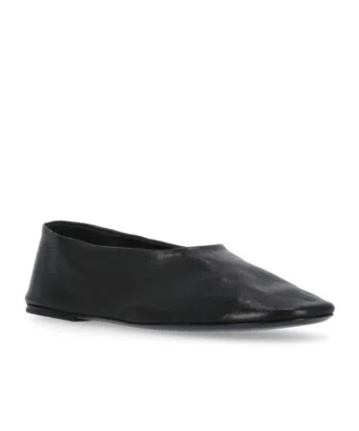 Khaite The Marcy Slip-on Ballerina Shoes In Black
