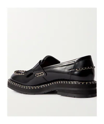Chloé Round-headed Flat Shoes In Black