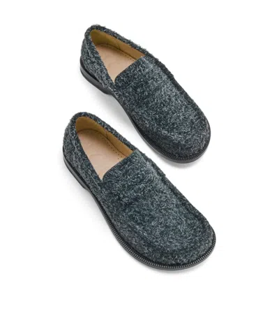 Loewe Campo Slip-on Loafers In Gray