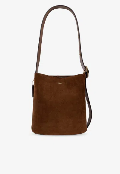 Coach Bleecker Suede Bucket Bag In Brown