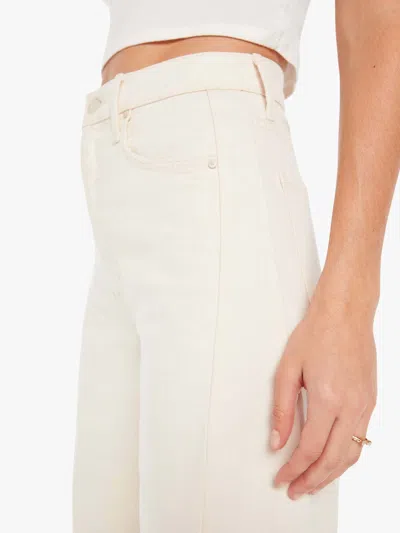Mother The Half Pipe Ankle Jeans In White