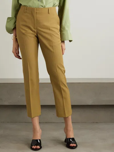 Dries Van Noten Belt Ring Casual Pants In Brown