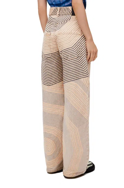 Loewe Baggy Jeans In Denim In Brown