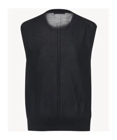 The Row Balham Cashmere Sweater In Black