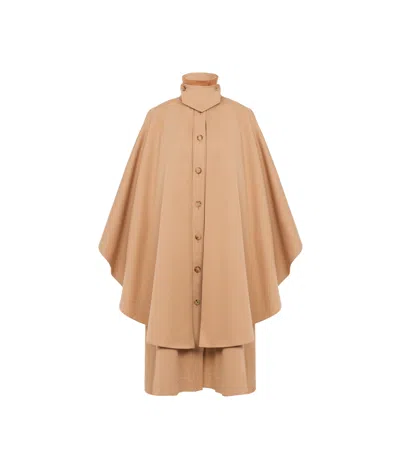 Chloé Organic Cotton Yarn Shawl In Nude