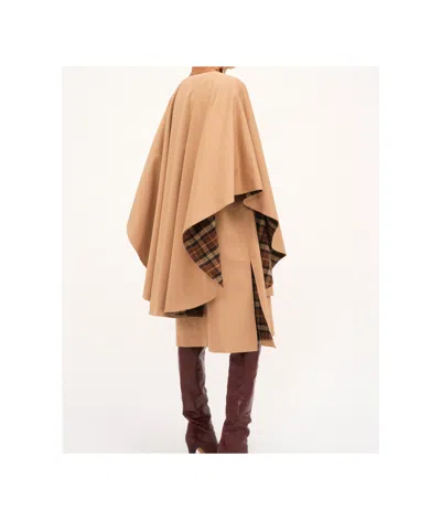 Chloé Organic Cotton Yarn Shawl In Nude