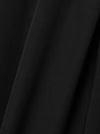 Khaite Mehna Lace-up Silk Crepe De Chine Mini Dress In Black